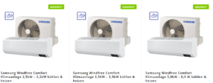 Gruber TAB Klimaanlagen Webshop Angebote